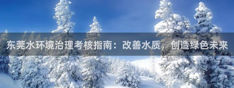 凯发k8国际唯一|东莞水环境治理考核指南：改善水质，创造绿色未来