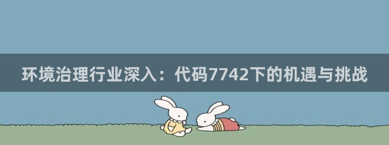天生赢家K8|环境治理行业深入：代码77