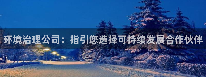 k8凯发|环境治理公司：指引您选择可持续